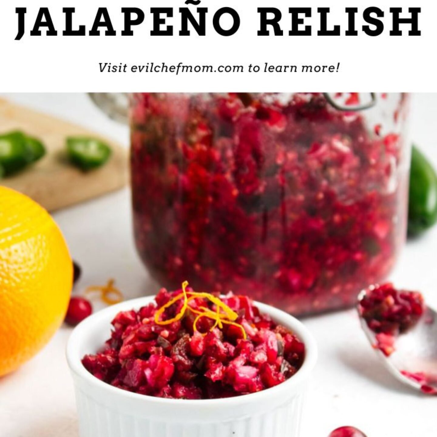 Cranberry Jalapeño Relish