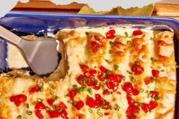 Creamy Mississippi Chicken Enchiladas