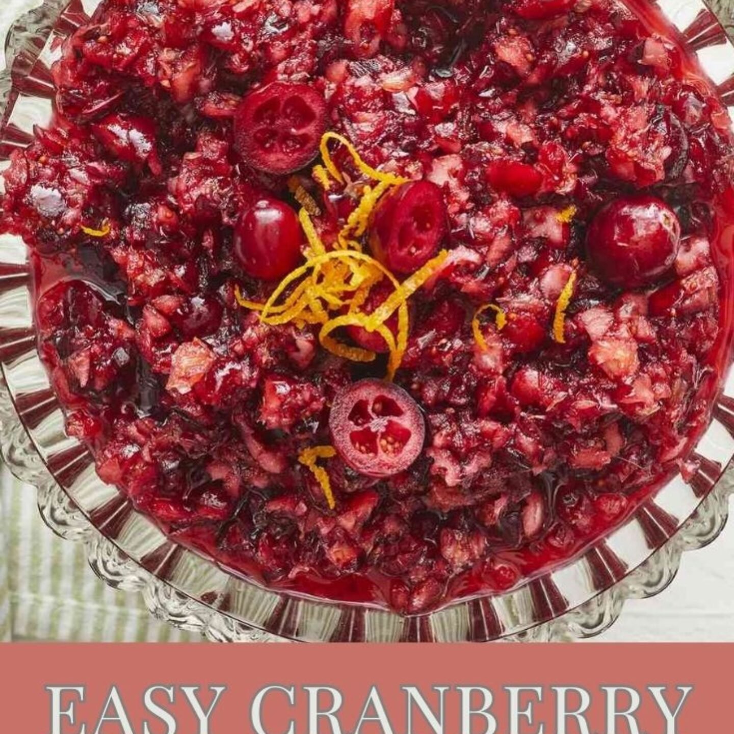 Easy Cranberry Orange Relish