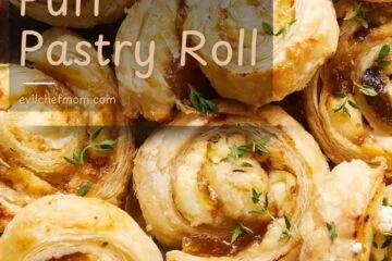 Fig & Goat Cheese Puff Pastry Roll