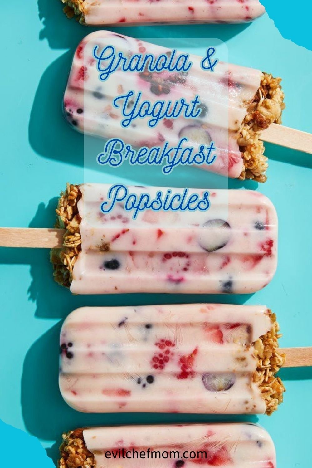 Granola & Yogurt Breakfast Popsicles