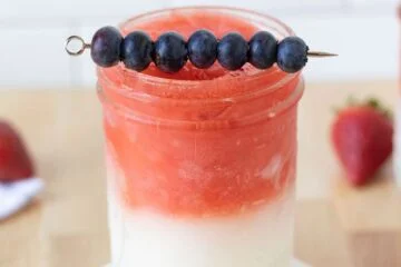 Layered Strawberry-Lime Margaritas