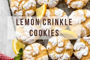 Lemon Crinkle Cookies