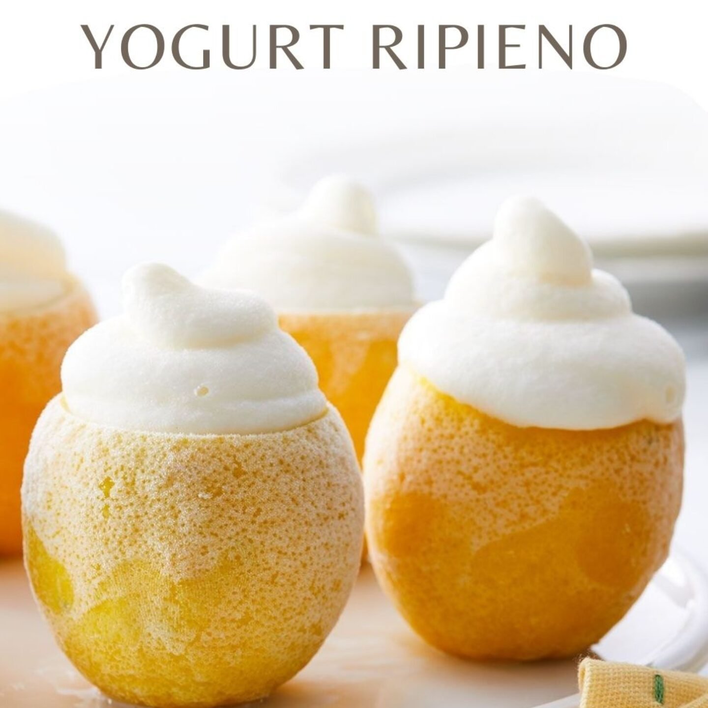 Lemon Frozen Yogurt Ripieno
