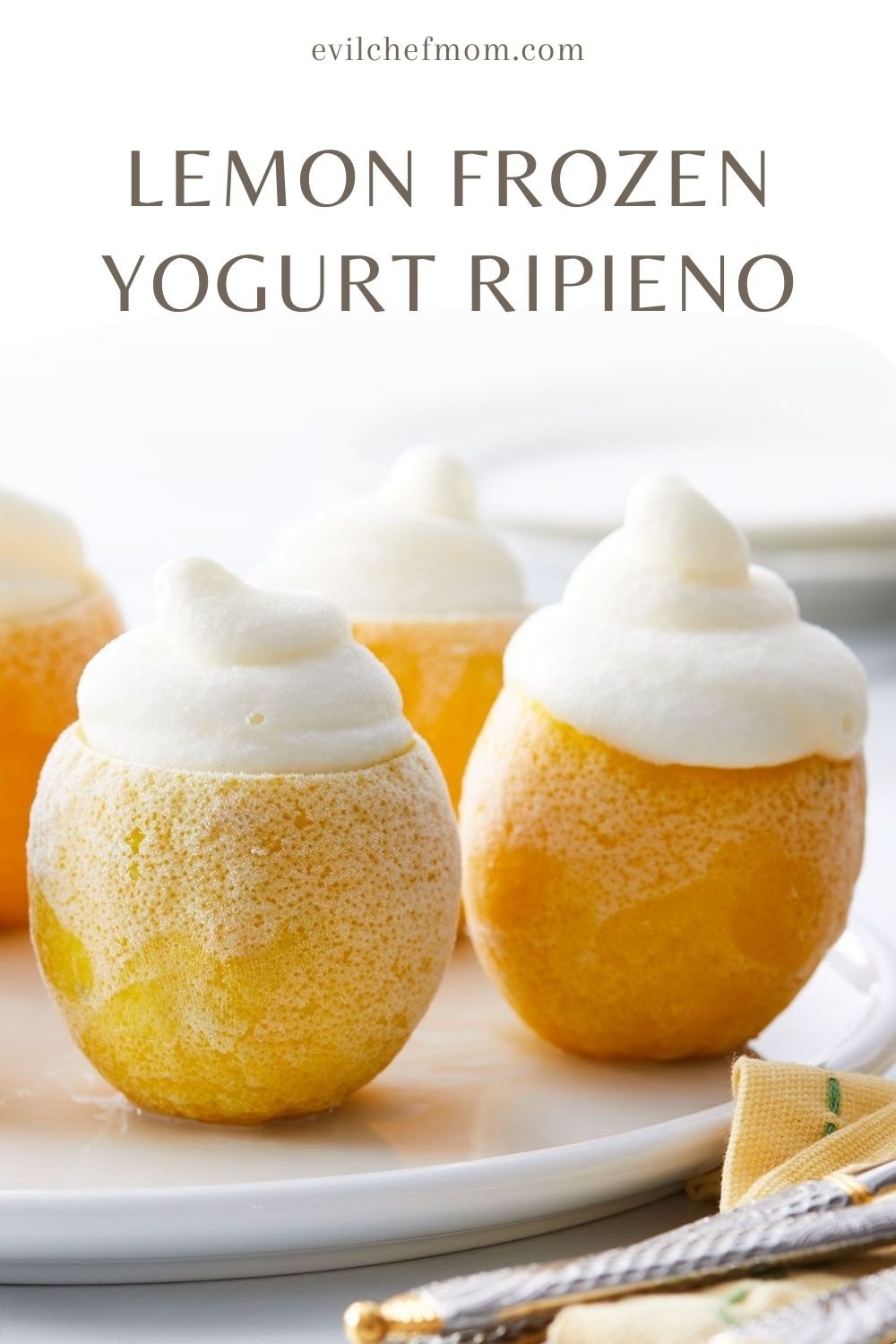 Lemon Frozen Yogurt Ripieno