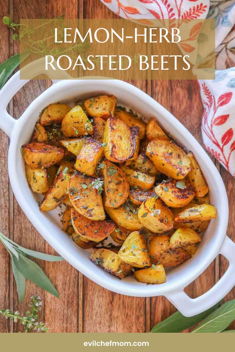 Lemon-Herb Roasted Beets