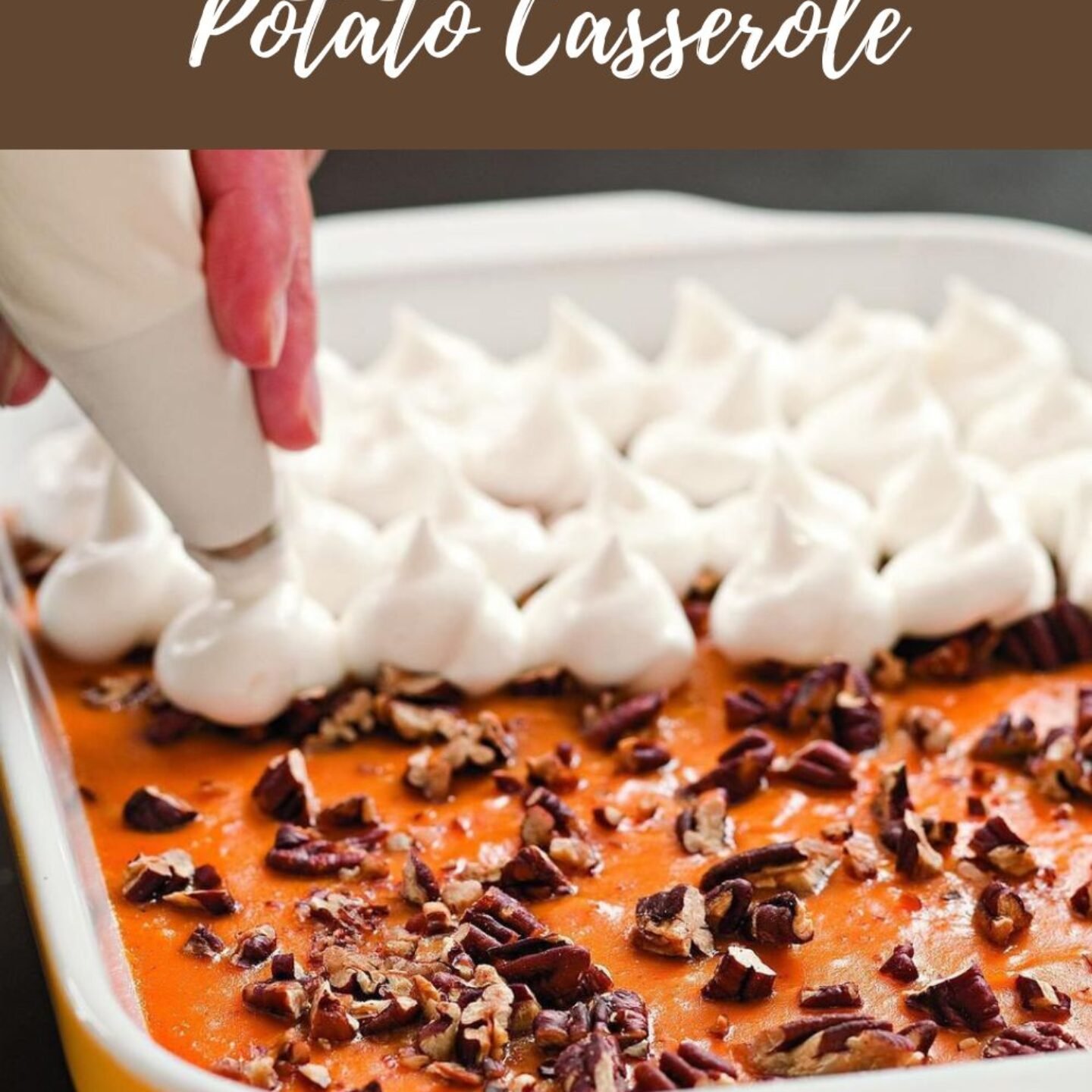 Meringue-Topped Sweet Potato Casserole