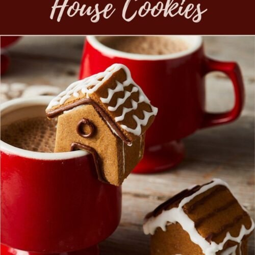 Mini Gingerbread House Cookies