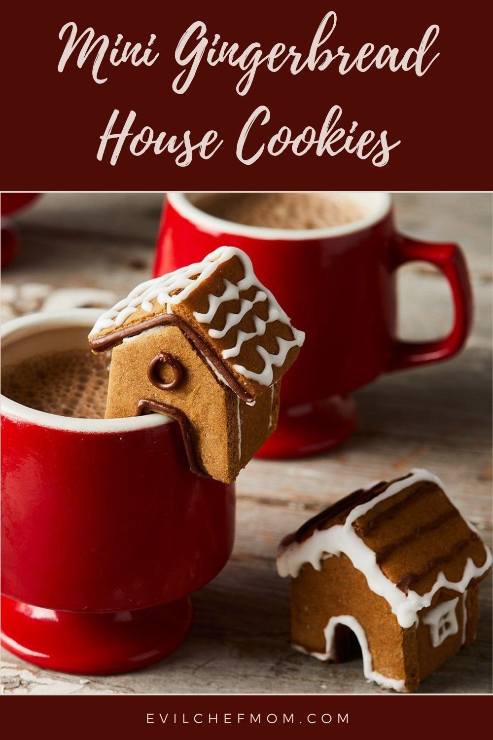 Mini Gingerbread House Cookies