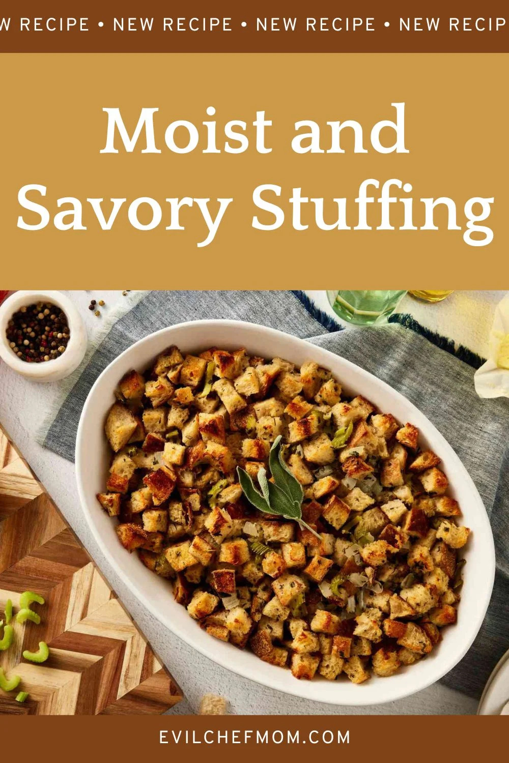 Moist and Savory Stuffing