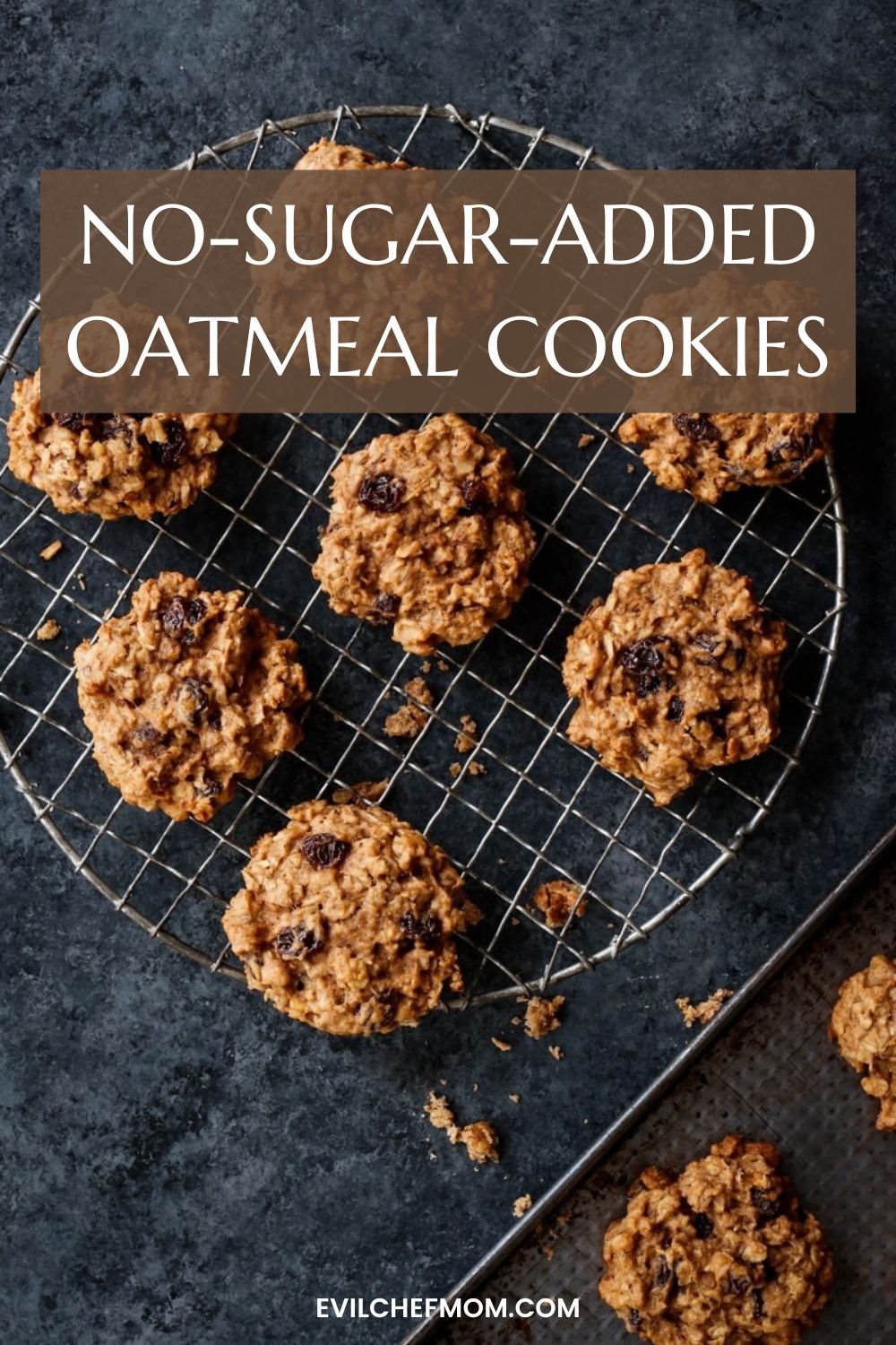 No-Sugar-Added Oatmeal Cookies