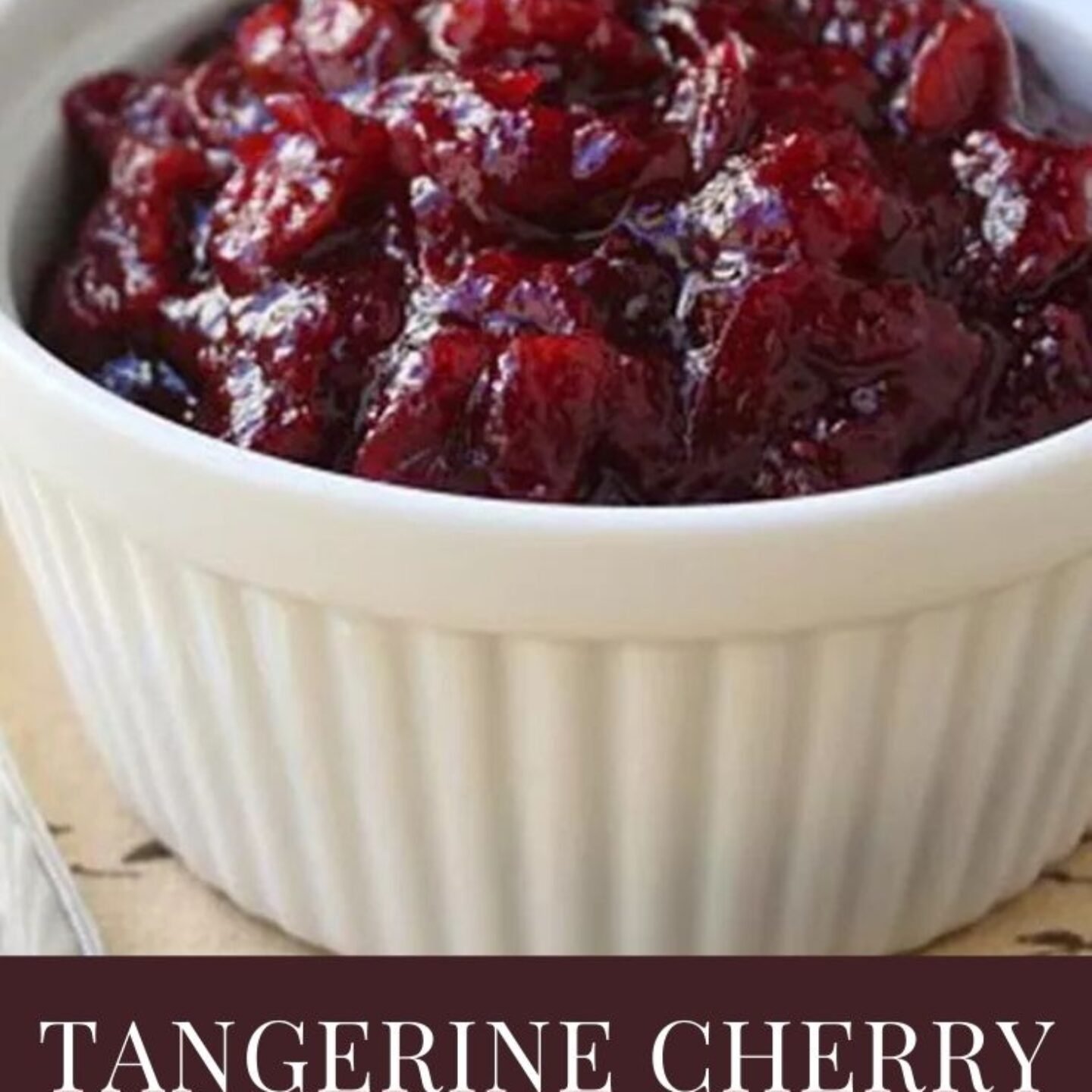 Tangerine Cherry Cranberry Sauce