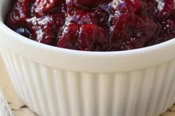 Tangerine Cherry Cranberry Sauce