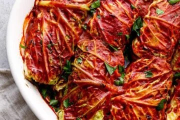 Vegetarian Stuffed Cabbage