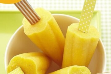 Virgin Banana Piña Colada Pops