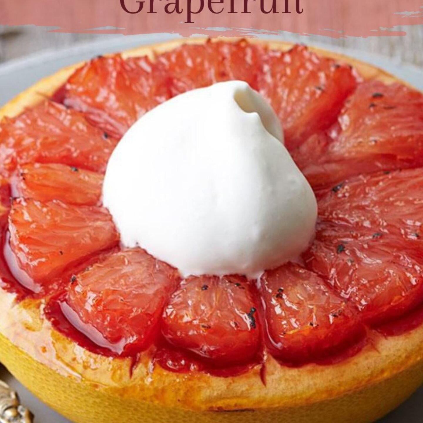 Brown Sugar Broiled Grapefruit