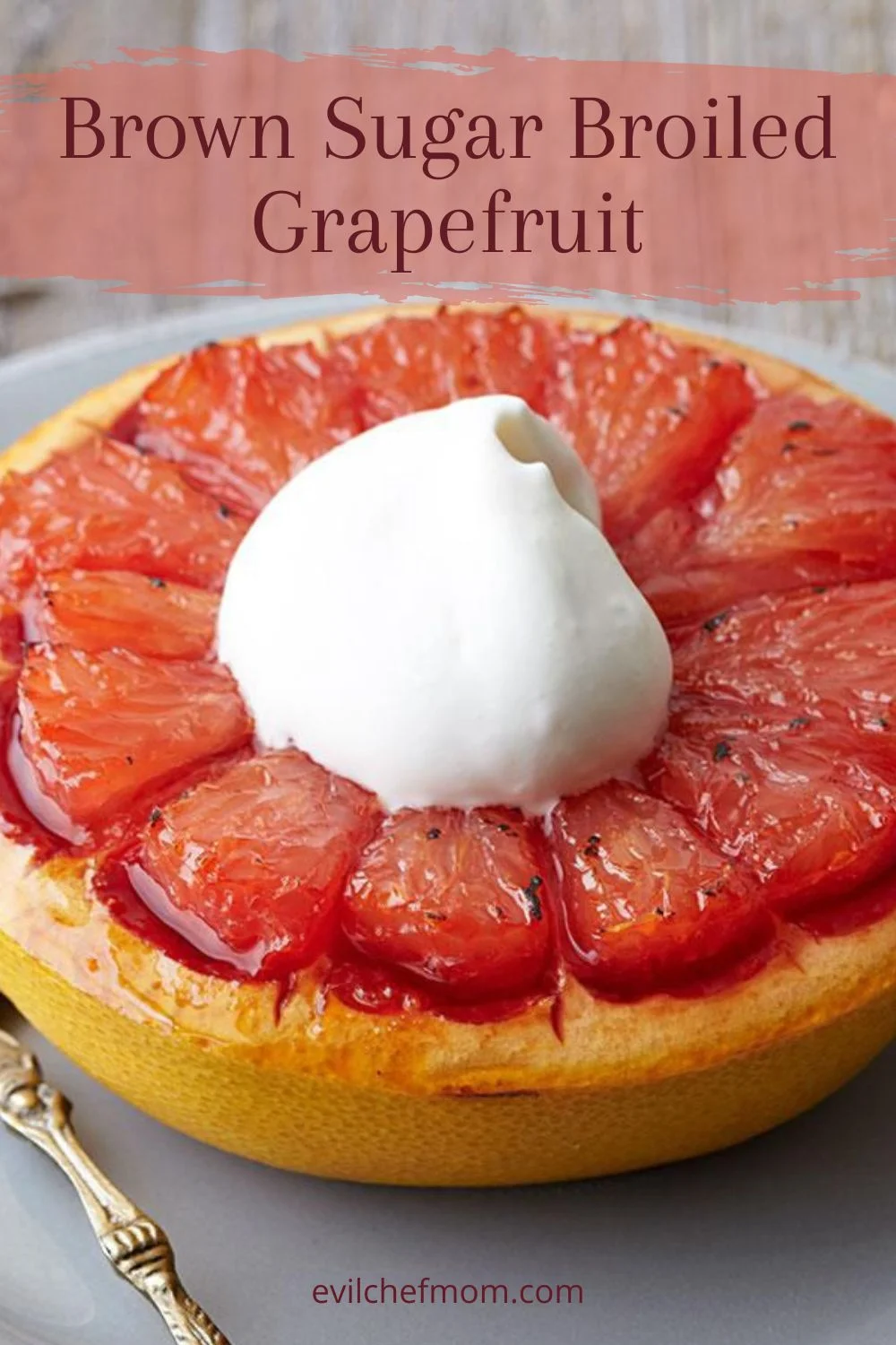 Brown Sugar Broiled Grapefruit