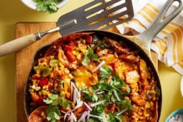 Chicken Enchilada Skillet Casserole