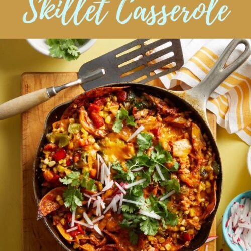 Chicken Enchilada Skillet Casserole
