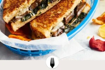 Collards & Portobello Grilled Cheese