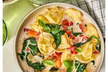 Creamy Tortellini Vegetable Soup