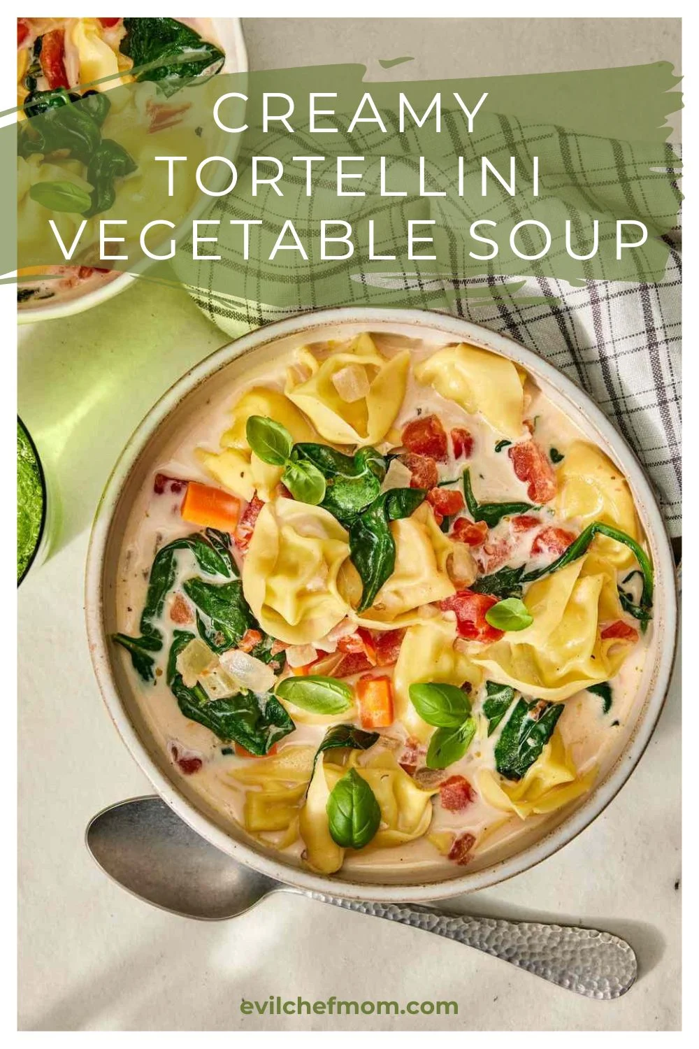 Creamy Tortellini Vegetable Soup