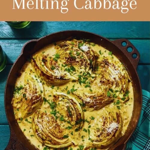 Garlic-Parmesan Melting Cabbage