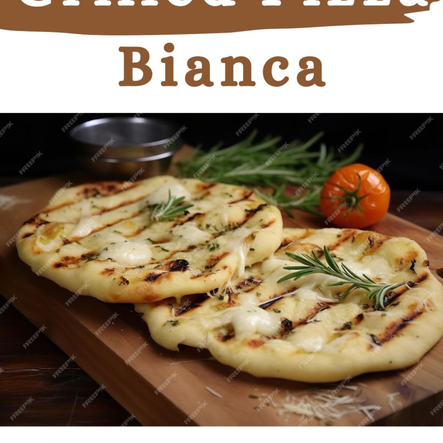 Grilled Pizza Bianca