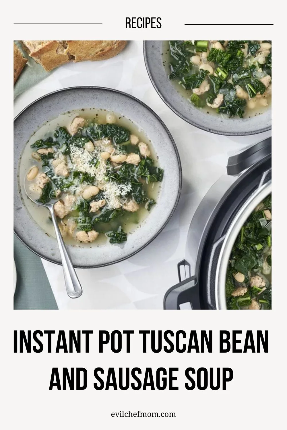 Instant Pot Tuscan Bean and Sausage Soup
