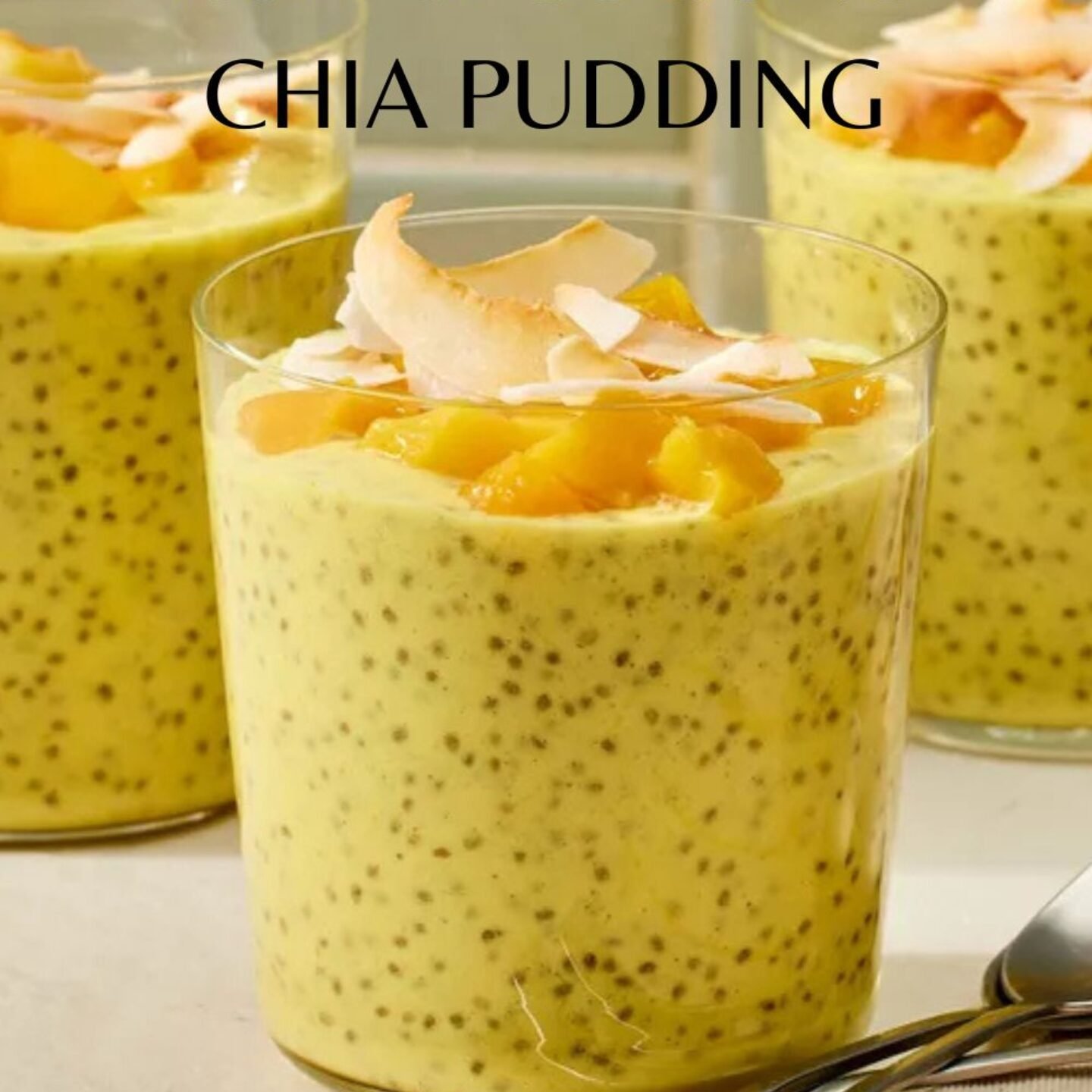 Mango, Passion Fruit & Coconut Chia Pudding