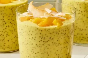 Mango, Passion Fruit & Coconut Chia Pudding