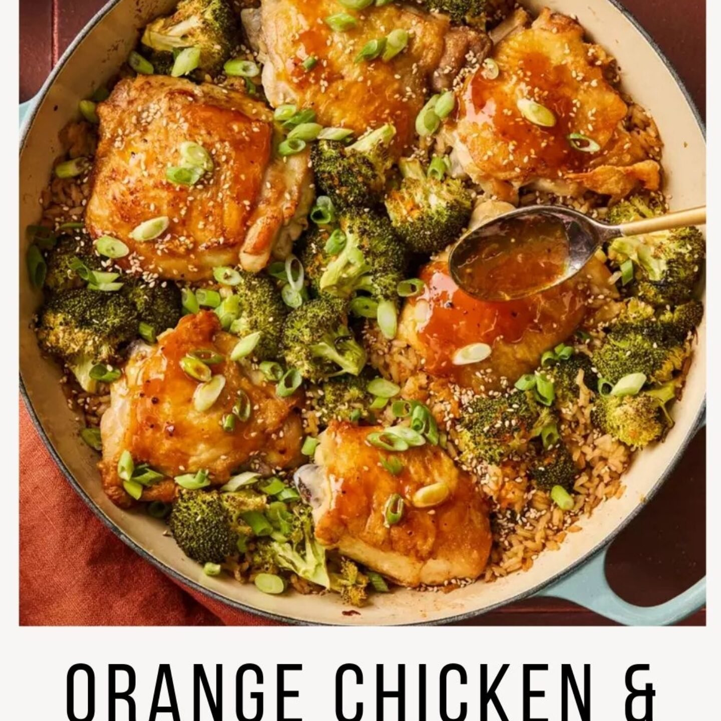 Orange Chicken & Broccoli Skillet