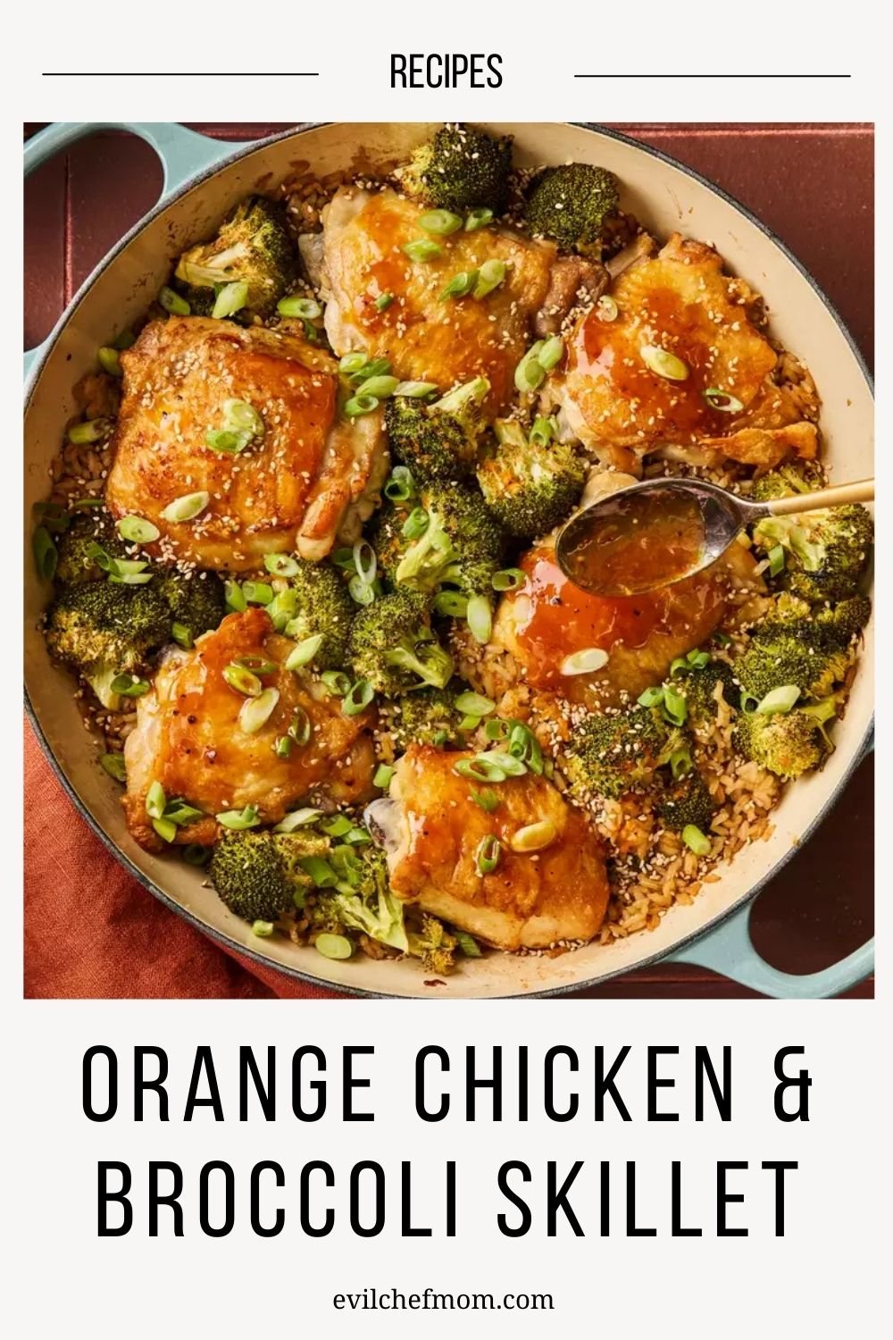 Orange Chicken & Broccoli Skillet