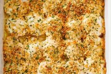 Panko- & Parmesan-Crusted Baked Scallops