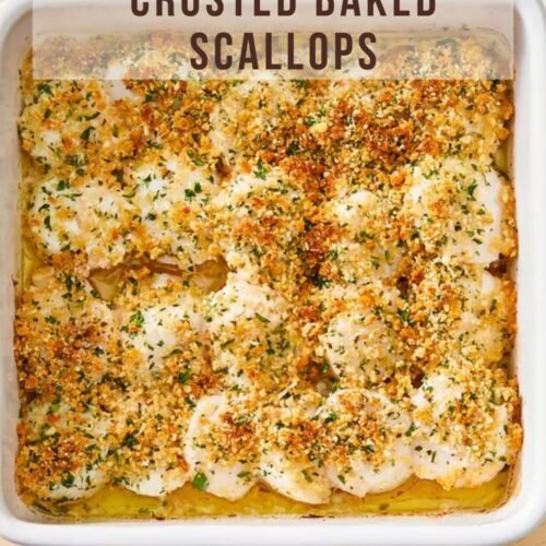 Panko- & Parmesan-Crusted Baked Scallops