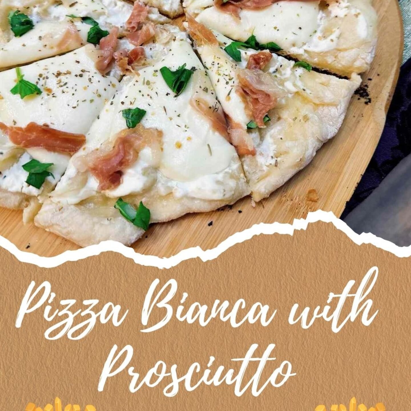 Pizza Bianca with Prosciutto