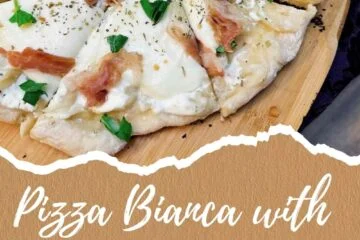Pizza Bianca with Prosciutto