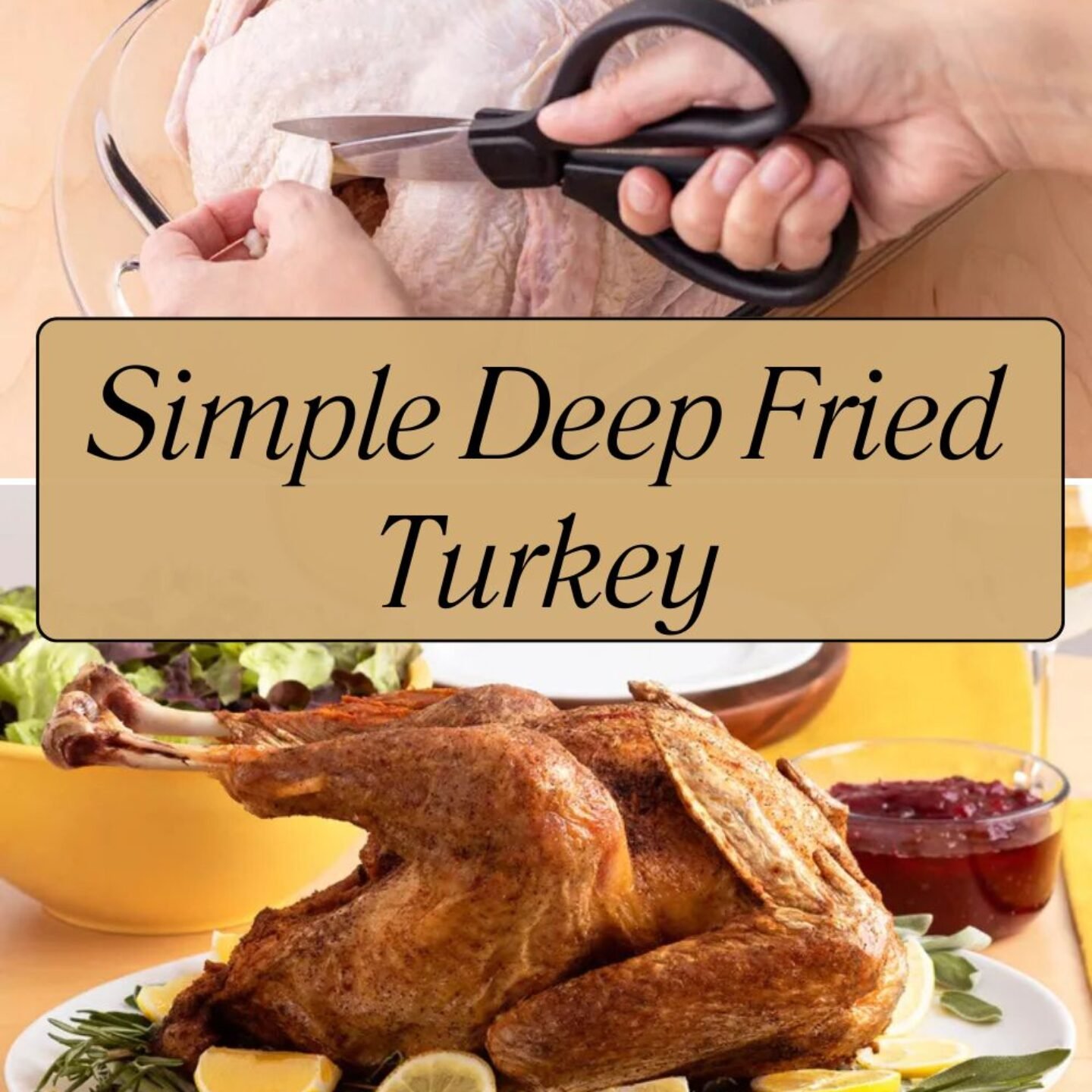 Simple Deep Fried Turkey