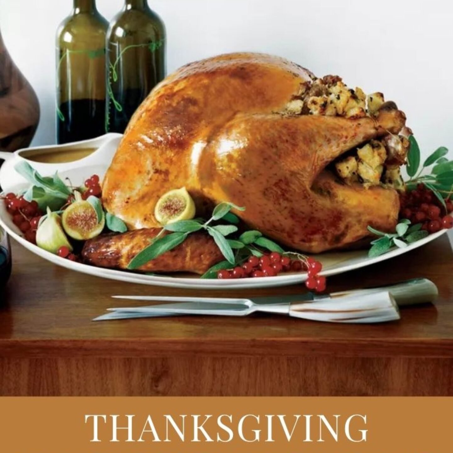 Thanksgiving Turkey with Italian Meat Stuffing