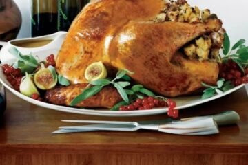 Thanksgiving Turkey with Italian Meat Stuffing