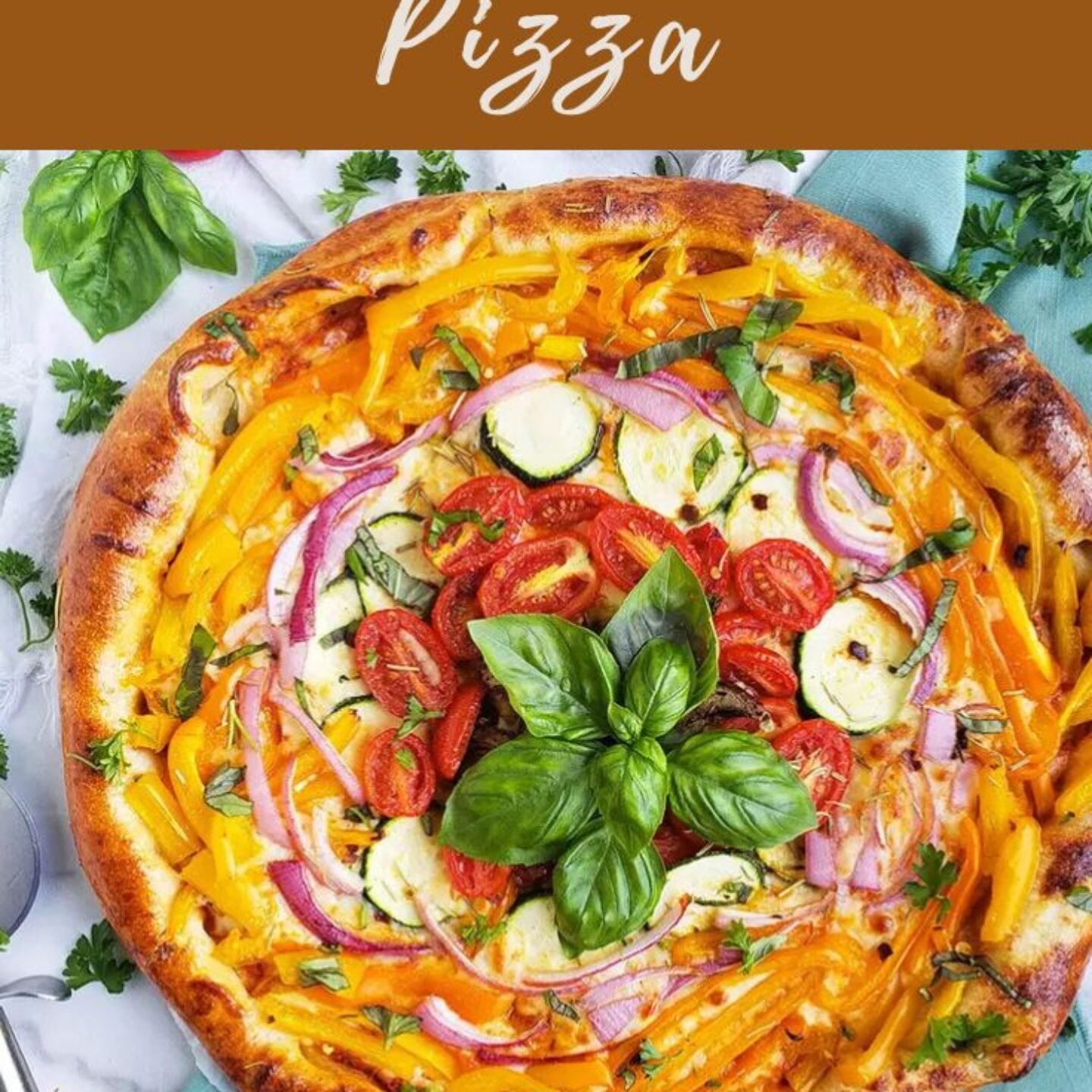 Rainbow Veggie Pizza