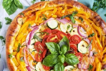 Rainbow Veggie Pizza