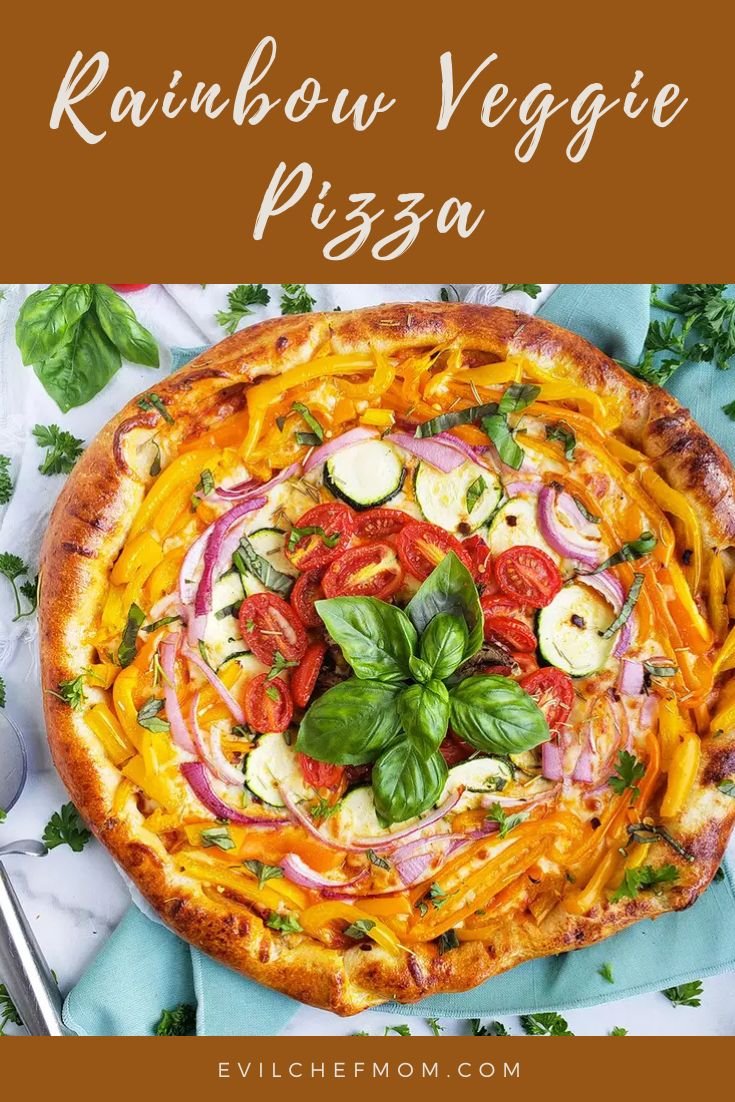 Rainbow Veggie Pizza