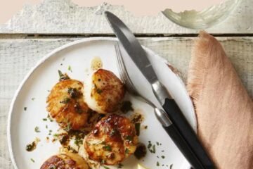 Brown Butter Seared Scallops