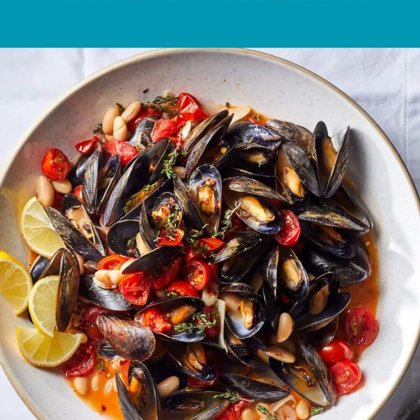 Mussels with White Beans & Tomatoes