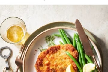 Pork Schnitzel with Creamy Dill Sauce