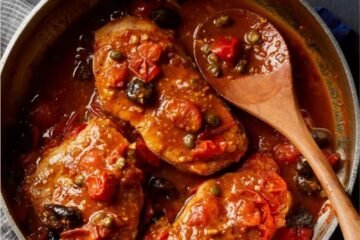 Puttanesca Pork Chops