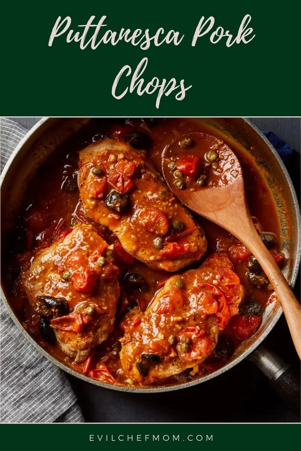 Puttanesca Pork Chops