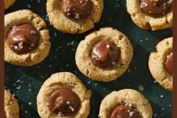 Salted Hazelnut Thumbprint Cookies