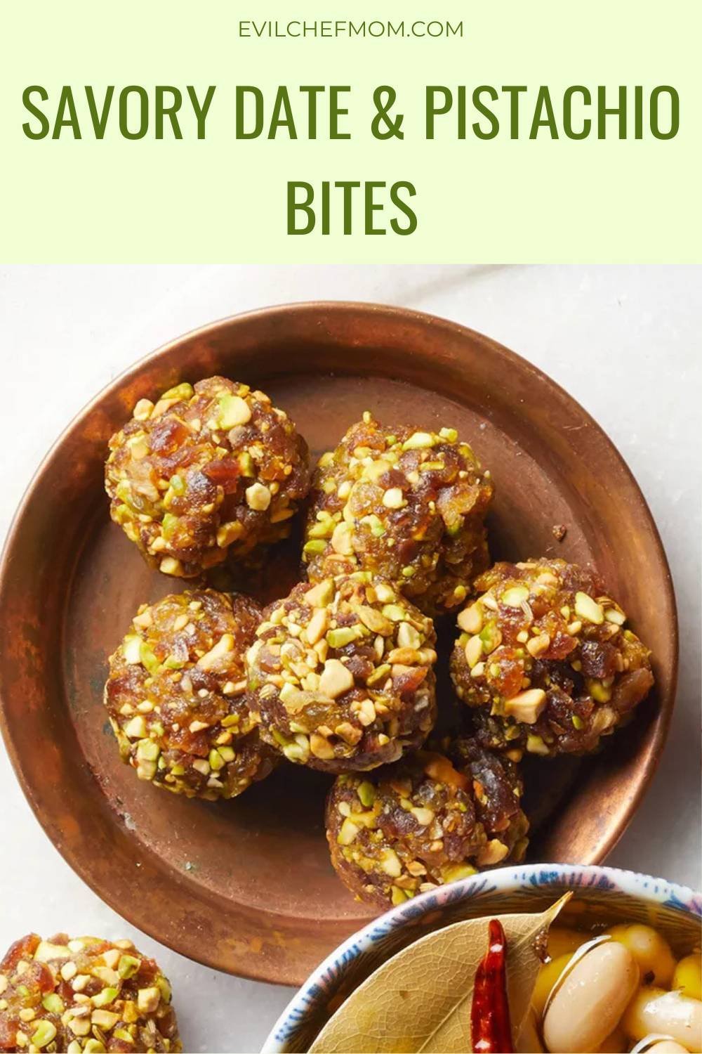 Savory Date & Pistachio Bites